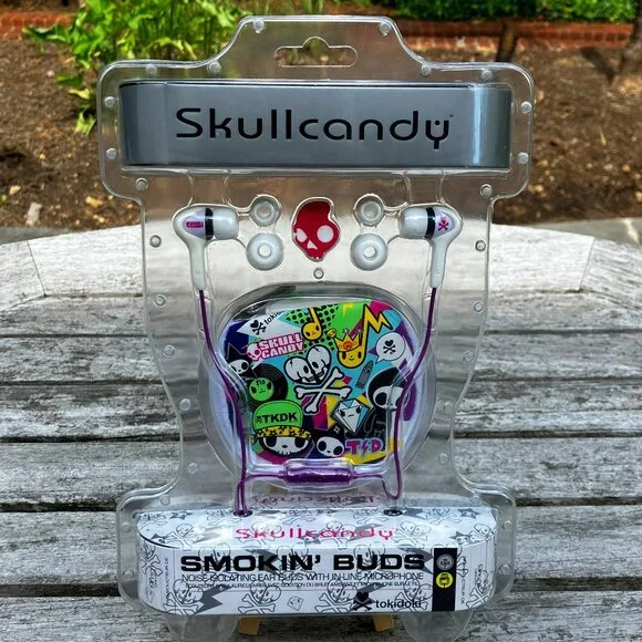Skullcandy Headphones Skullcandy Tokidoki Smokin Earbuds With